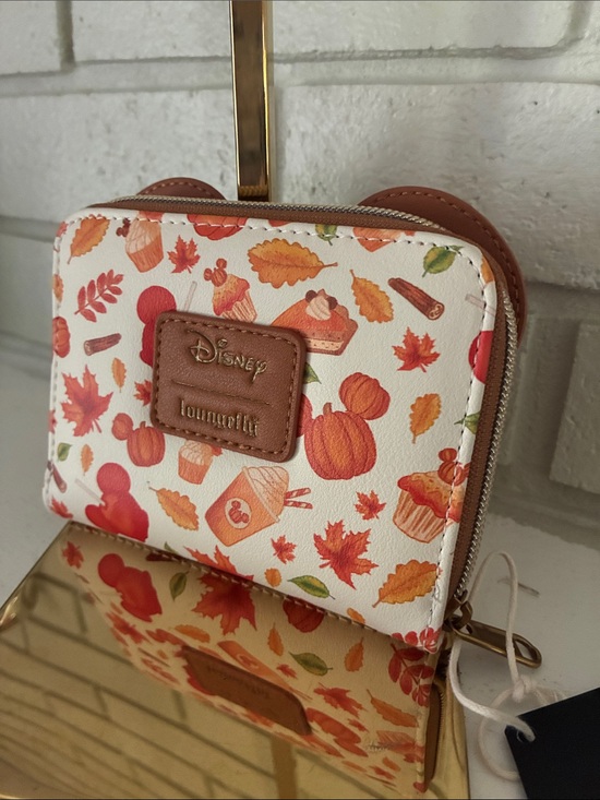 Loungefly Handbags - Loungefly Disney Fall Pumpkin Zip Wallet - Retired Print